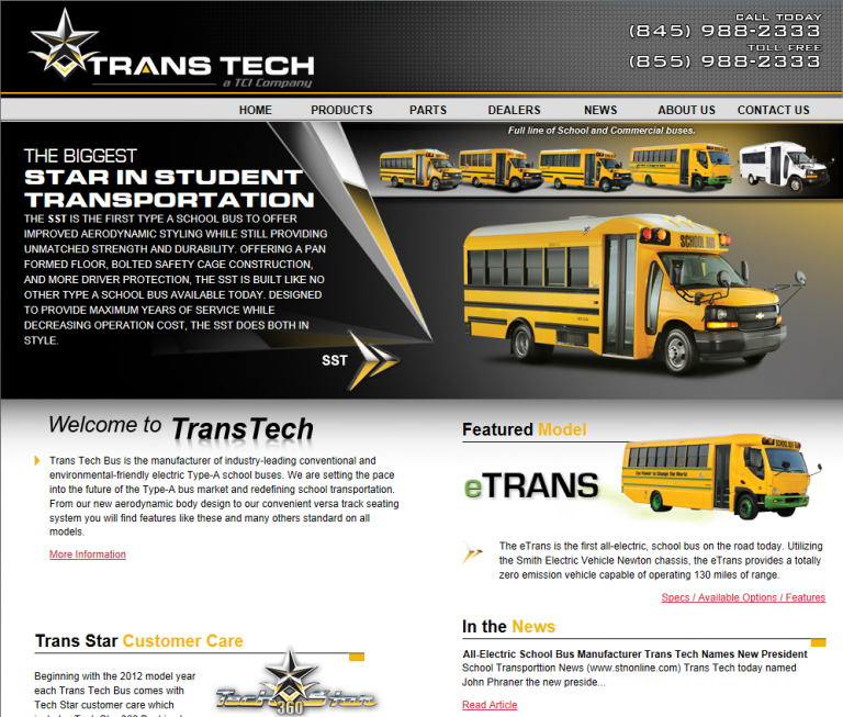 Trans Tech Launches New Website and Rebranding Initiative — Leonard Bus ...